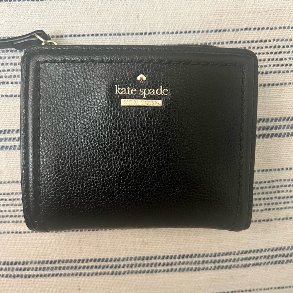 Kate Spade Black Textured Leather Accessory